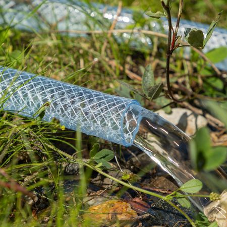 Шланг поливочный прозрачный армированный 3-х слойный, 3/4", 25 м Palisad