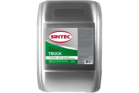 Масло полусинтетическое SINTEC TRUCK SAE 10W-40 API CI-4/SL бочка 204л (180кг)/Motor oil