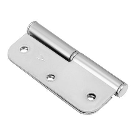 Петля накладная ПН1-85 левая, цинк, 4 шт, (Металлист)