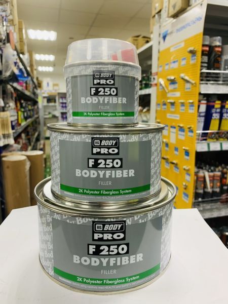Body 250 Pro шпатлевка Fiber зеленая стекловолокно