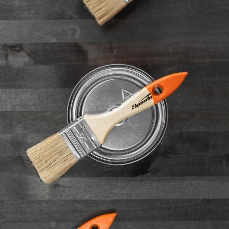 Кисть плоская Slimline 1.5" (38 мм) натуральная щетина, деревянная ручка Sparta