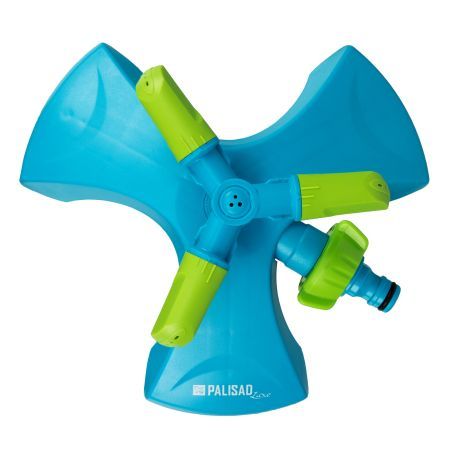 Разбрызгиватель вращающийся, 3 лопасти, утяжеленная база, LUXE Palisad