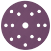 Абразивный круг на бумажной основе HANKO PP627 Purple Paper 150 мм, 15 отверстий