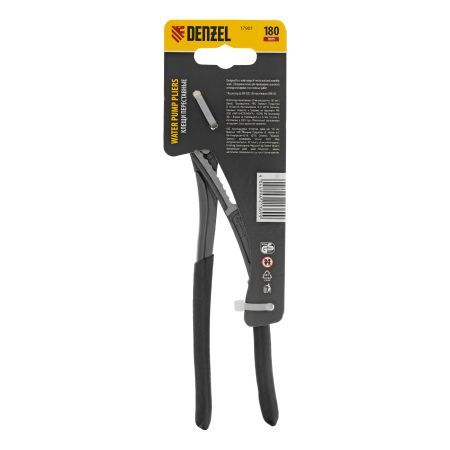 Клещи переставные, обливные рукоятки, 180 мм Denzel