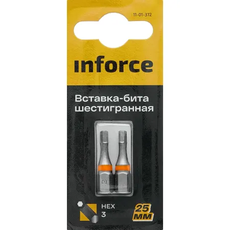 Шестигранная вставка-бита Inforce 11-01-372