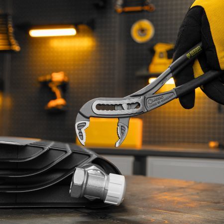 Клещи переставные, обливные рукоятки, 240 мм Denzel