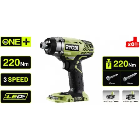 Импульсный винтоверт ONE+ R18iD3-0 Ryobi