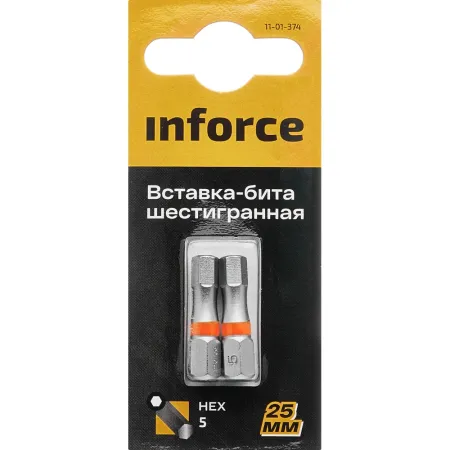 Шестигранная вставка-бита Inforce 11-01-374