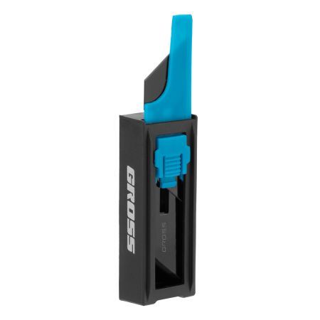 Лезвия, 19 мм, SK2 Black, трапециевидные, выдвижной пластиковый пенал, 10 шт. Gross