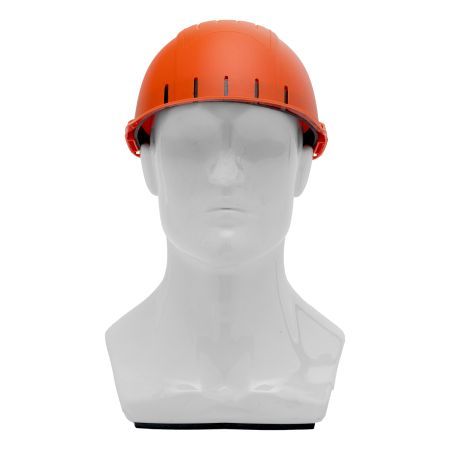 Каскетка защитная "Стиль", пластиковая, оранжевая Сибртех