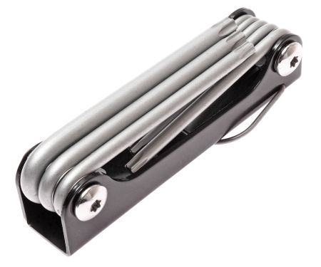 Набор ключей TORX Т9Н-Т40Н складных с отверстием 8 предметов JTCJTC