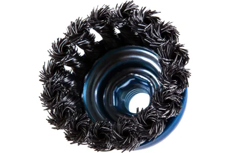 ЗУБР Ø 65 мм, проволока 0.5 мм, щетка чашечная для УШМ 35275-065 Профессионал