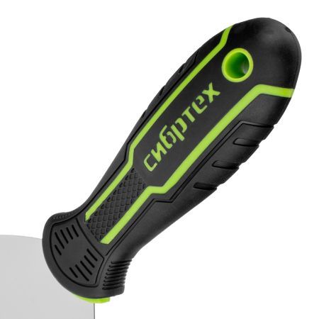 Шпательная лопатка из нержавеющей стали, 125 мм, 2-компонентная рукоятка Сибртех