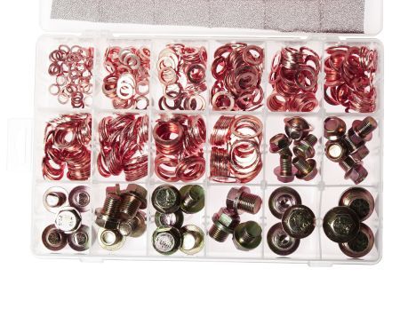 Шайба медная и пробка поддона картера (в боксе) 534шт. JTCJTC