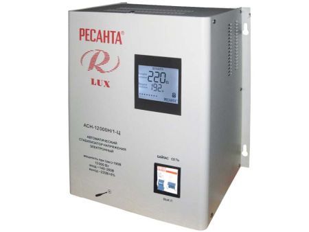 Стабилизатор напряжения Ресанта АСН 8000/10000/12000 Н/1-Ц Lux