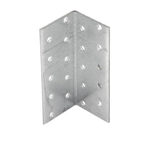 Крепежный уголок равносторонний 2 мм, KUR 40 x 40 x 100 мм Сибртех