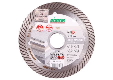 DISTAR Круг алмазный 1A1R 1A1R 115x1,4x10x22,23 Gres Master