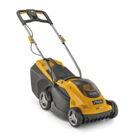 STIGA SLM 3448 AE, газонокосилка аккумуляторная, 34 см, 48 Вольт, 2 Ач, полипропилен
