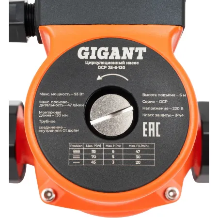 Циркуляционный насос Gigant GCP 25-6-130