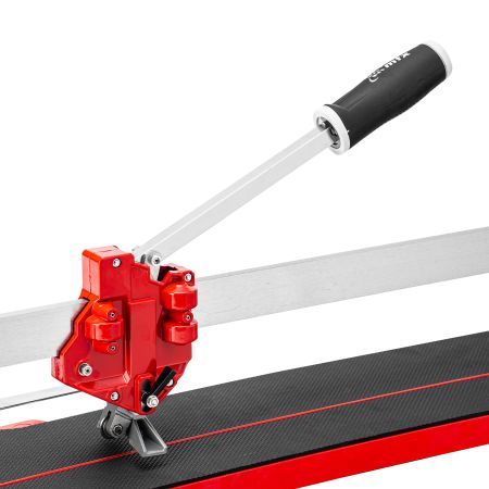 Плиткорез ручной монорельсовый 600 х 14 мм, ходовая каретка,9/4 рег. подшипников, литая станина// MTX