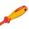 Отвертка Insulated, SL6.5 x 150 мм, CrMo, до 1000 В, двухкомпонентная рукоятка Matrix Professional