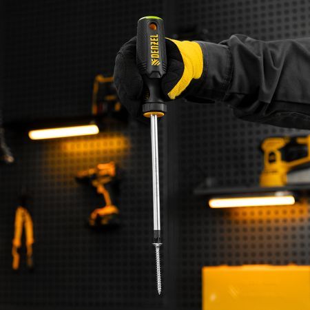 Отвертка, PZ3x150 мм, S2, 3к рукоятка Denzel