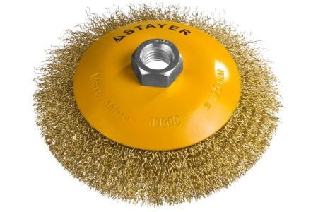 STAYER Ø 125 мм, щетка коническая для УШМ 35133-125