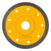 Диск алмазный отрезной 125 х 22,2мм, сплошной, супертонкий, горячий пресс, сухой/мокрый рез Denzel