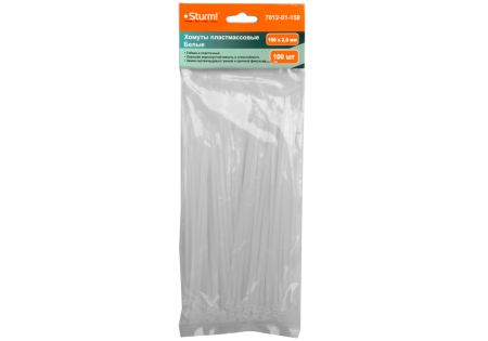 Хомуты пластиковые Sturm! 7012-01-150
