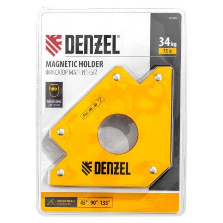Фиксатор магнитный для сварочных работ усилие 75 LB Denzel