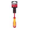 Отвертка Insulated, SL3 x 80 мм, CrMo, до 1000 В, двухкомпонентная рукоятка Matrix Professional