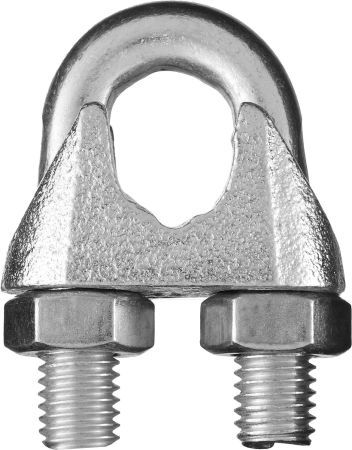 STAYER DIN 741, 19 мм, 8 шт, зажим троса (30535-19)