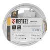 Шнур сетевой Energy Series, ПВС, 1,5 м, 3 x 1 мм, с неразборной вилкой, белый, Denzel