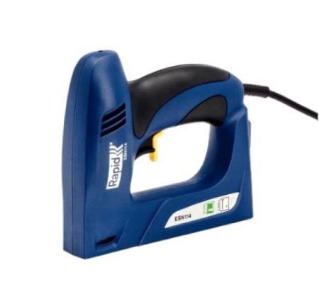 RAPID R:El.Staple Gun ESN114  2-в-1 нейлер -степлер (гвозде/скобозабиватель) электрический для скоб тип 140 и гвоздей 300, 5000131