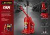STAYER RED FORCE, 8 т, 230 - 457 мм, бутылочный гидравлический домкрат, Professional (43160-8)