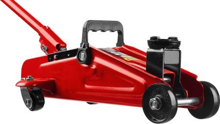 STAYER R-22 RED FORCE, 2 т, 125 - 320 мм, подкатной домкрат для легковых а/м, Professional (43152-2)