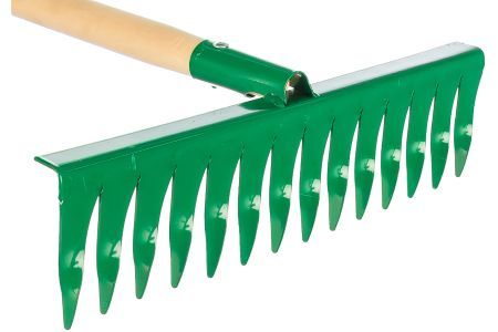 Грабли РОСТОК 430x100x1500 мм, 14 витых зубьев, с деревянным 421900-14