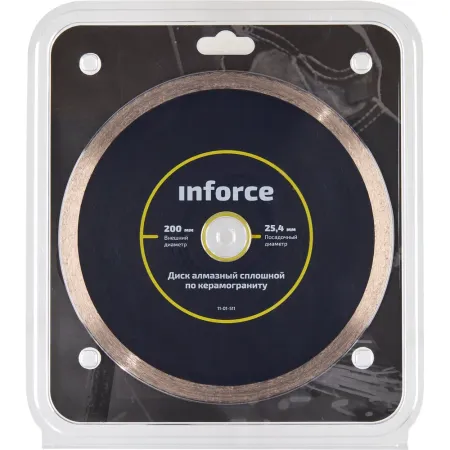Сплошной алмазный диск по керамограниту Inforce 11-01-511