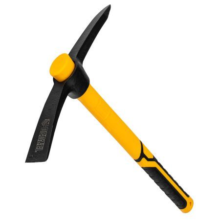 Кирка 700 г, фибергласовая обрезиненная рукоятка 385 мм Denzel