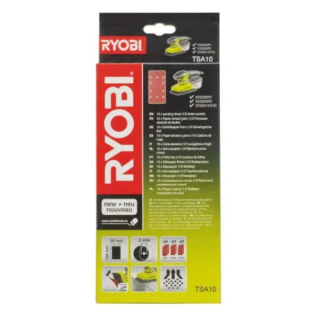 Набор шлифлистов TSA10 Ryobi