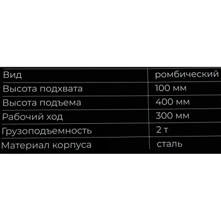 Ромбический домкрат Gigant GRJR-2