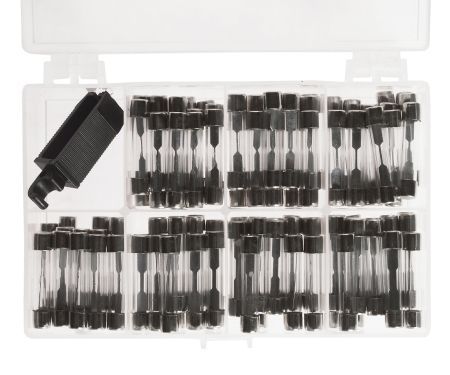 Предохранитель 5-30А стеклянных трубчатых 106шт. в боксе JTCJTC