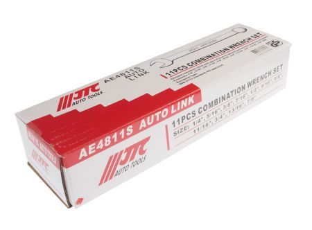 Набор ключей комбинированных 1/4”-7/8” 11 предметов в планшете JTCJTC