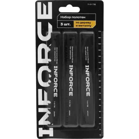 Набор полотен по дереву и металлу Inforce 11-01-738