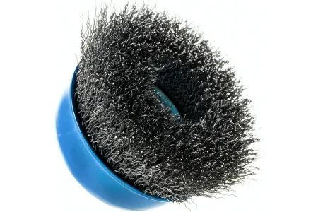 ЗУБР Ø 75 мм, проволока 0.3 мм, щетка чашечная для УШМ 3526-075 Профессионал