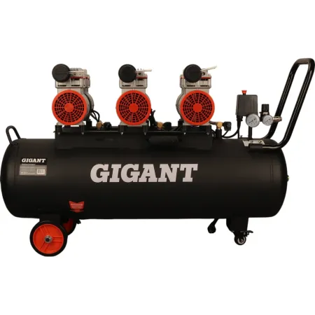 Безмасляный малошумный компрессор Gigant GSWK-100/440