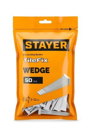 STAYER СВП TileFix, клин 50 шт, система выравнивания плитки ″ворота″ (33848-50)