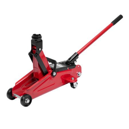 Домкрат гидравлический подкатной, 2 т, 140-340 мм MTX