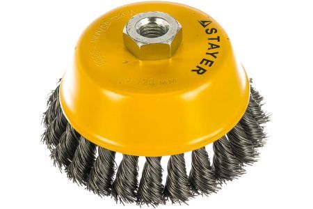 STAYER Ø 120 мм, щетка чашечная для УШМ 35128-120