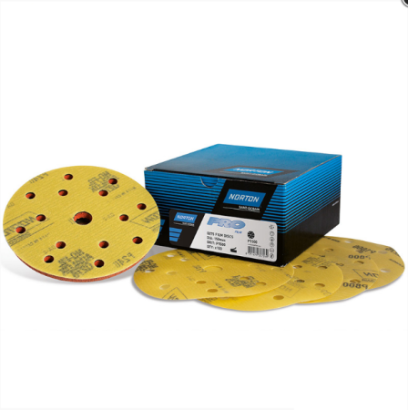 Круг на пленочной основе Norton Q275, 150мм, 15 отв.